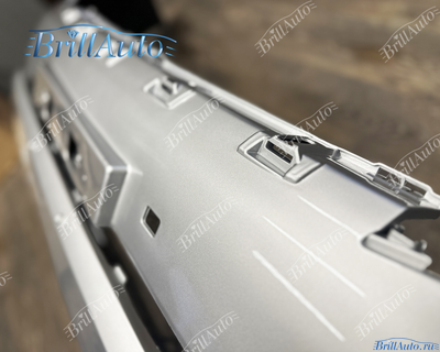 Бампер Toyota Prado 150 серебристый 2013-2017