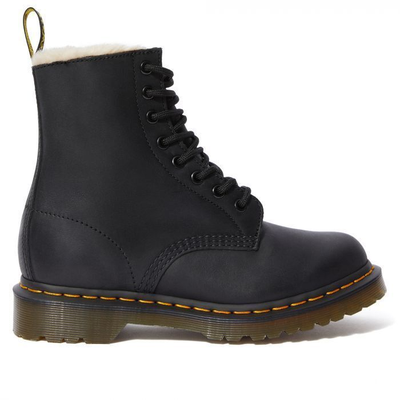 Зимние ботинки DR. MARTENS 1460 SERENA ЧЕРНЫЕ с мехом мужские