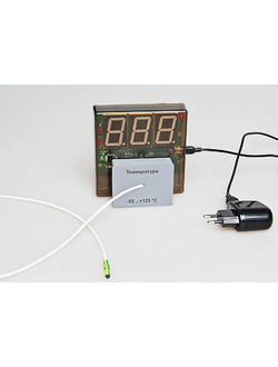 Датчик температуры с независимой индикацией (термометр демонстрационный)