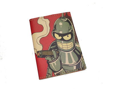 Обложка на паспорт с принтом "Бендер"