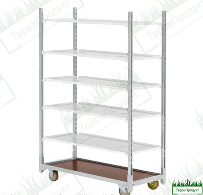 Тележка тролль и основание на колесах + 4 направляющих траверса 1350х565х1900,