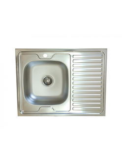 Мойка накладная левая  80х60