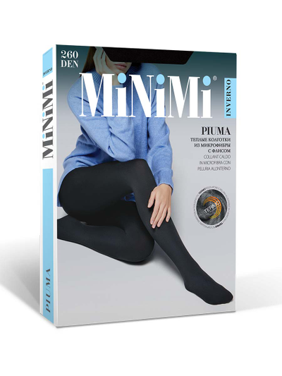 Колготки женские зимние микрофибра MiNiMi Piuma 260 den