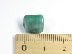 Берилл зеленый, галтовка, Бразилия (12*10*9 мм, 1,3 г) №22530