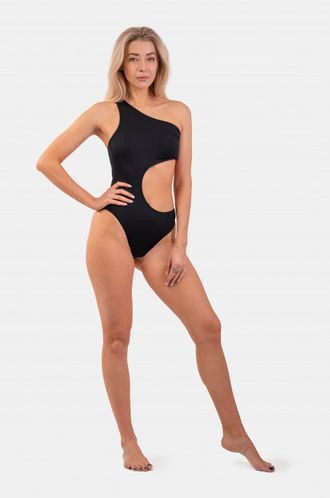 ONE SHOULDER ASYMMETRICAL MONOKINI 459 Черный