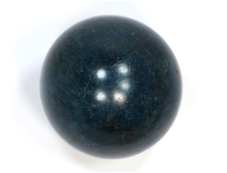 Шар Апатит синий, Бразилия (36 мм, 78 г) №20817