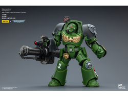 Терминатор Саламандр (Warhammer 40K) - КОЛЛЕКЦИОННАЯ ФИГУРКА 1/18 Salamanders Terminator with with Power Fist and Assault Cannon (JT03233) - JOYTOY