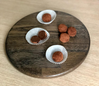 Классические конфеты трюфель в обсыпке какао от фермера