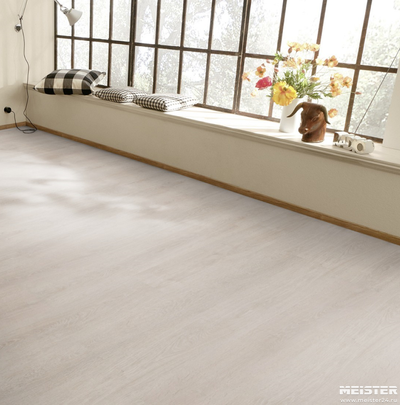 Ламинат MEISTER 6181 Дуб выбеленный в интерьере