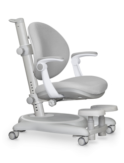 Детское кресло ErgoKids Ortoback Plus серый