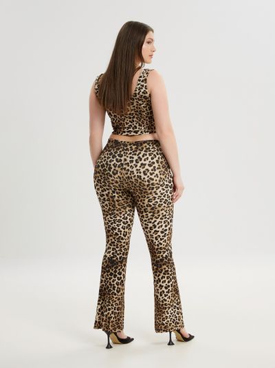 Легинсы с анималистическим принтом