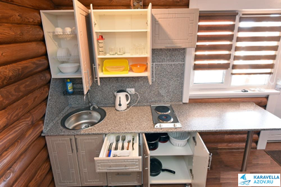 Гостевой дом №404 - номер-студия  с кухней у пляжа (первая линия)