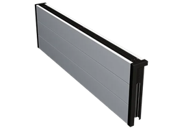 Настенный конвектор VITRON ВКС.200.75.500.2ТВ.Б.RAL9016