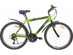 PIONEER PILOT 26'' Чёрный-Зелёный (21 скорость, V-brake)
