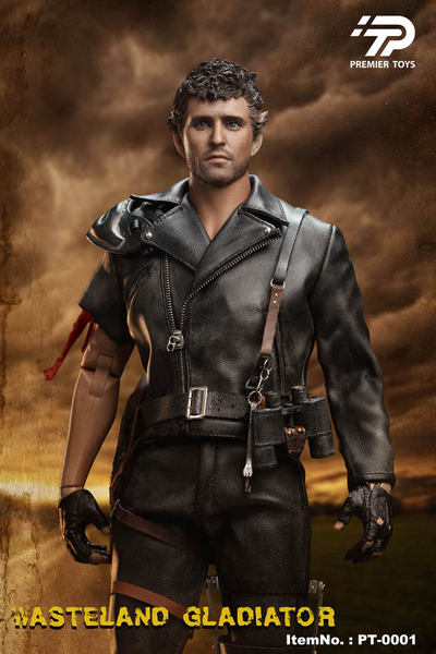 ПОМЯТ УГОЛОК - Безумный Макс, Макс Рокатански (Мел Гибсон, "Mad Max") - КОЛЛЕКЦИОННАЯ ФИГУРКА 1/6 Wasteland Gladiator (PT0001) - Premier Toys