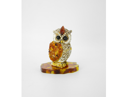 Сова малая на подставке № 2