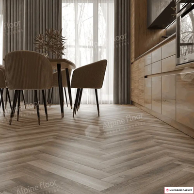 Ламинат Alpine Floor Herringbone 8 Pro Дуб Пикардия LF102-14 в интернет-магазине mirovoy-parquet.ru