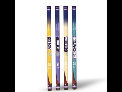 Римская свеча ЛЮТИК / ВАСИЛЕК / РОМАШКА / КОЛОКОЛЬЧИК PIROFF