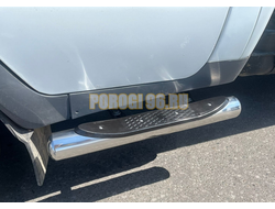 Пороги труба с проступью Папа Тюнинг d76 для ГАЗель ГАЗ 27057