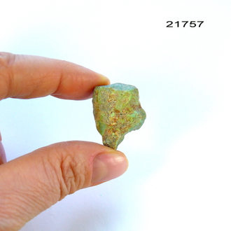 Бирюза натуральная (необработанная) Казахстан арт.21757: 6,3г - 26*19*10мм