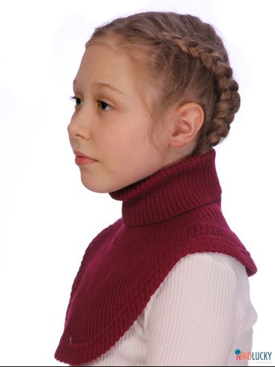 Манишка  21-32, цвет малиновый р. 1( универсальный от 1 года)