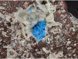 Кавансит, кристаллы на породе, Индия (49*44*17 мм, 37 г) №28639