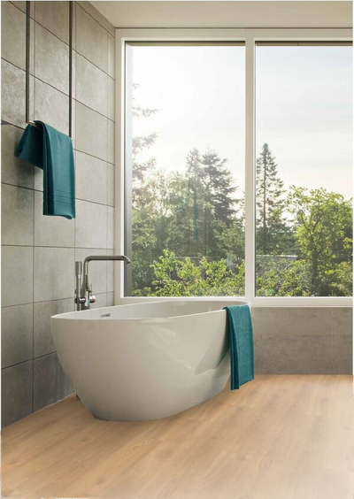 Ламинат Wineo Дуб Баланс Коричневый LA181MV4 в интерьере