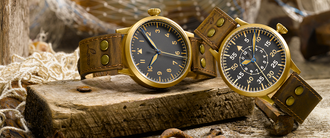 Часы мужские LACO DORTMUND BRONZE HANDWINDING 45 MM AUTOMATIC 862088 роскошные и красивые