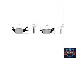 Колодки тормозные FA-343 GR2 Optimum, Regulmoto Seven (задние), Avantis A3, Avantis A5