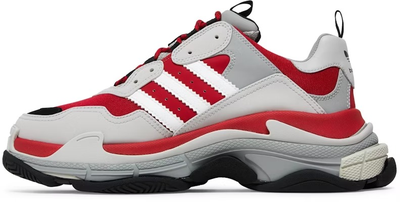 Adidas x Balenciaga Triple S Sneaker Red Grey женские