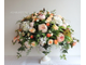 Композиция из искусственных цветов Афелия беж № Б013/Купить в Москве на сайте АОАБУКЕТ.РУ