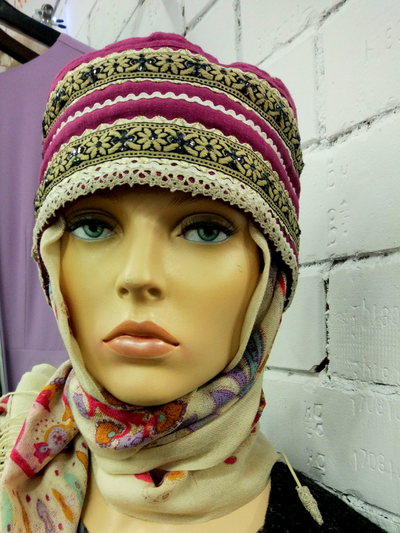 Повойник с ушками на платок