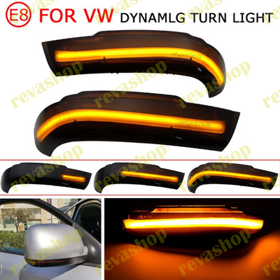 динамические поворотники VW Touareg 7L, поворотники с динамической индикацией Touareg 7L, светодиодн