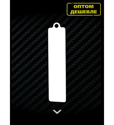 Заготовка нерж. сталь без бортиков «госномер» серебро