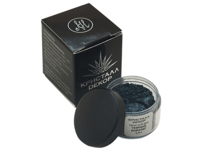 Тени для век "Тёмный кобальт", Кристалл Декор