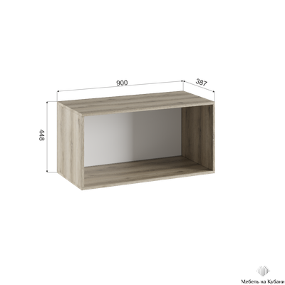 Заря прихожая с 2 пеналами и антресолью ПВШ Дуб делано/Кашемир