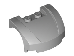 Vehicle, Mudguard 3 x 4 x 1 2/3 Curved Front, Light Bluish Gray (98835 / 6133677)