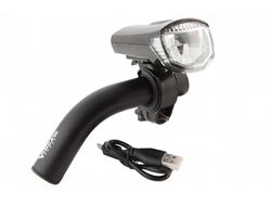 Передняя фара с подзарядкой, USB кабель