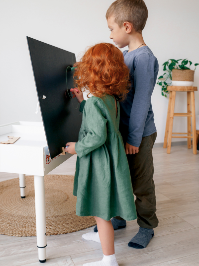 Световой стол-песочница FOXLIK 10-в-1 "Белоснежная"