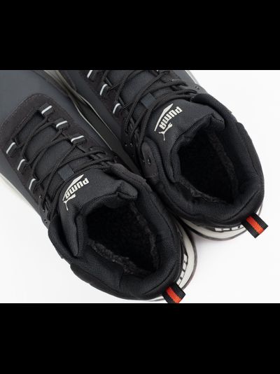 Кроссовки Puma Running System Black Grey зимние