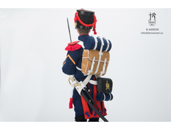 Артиллерист армии Наполеона - КОЛЛЕКЦИОННАЯ ФИГУРКА 1/6 Artillery gunner of the guard  standard version (B-A0003N) - BROWN ART