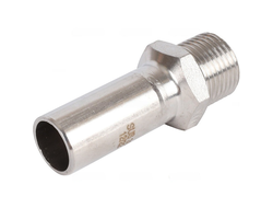 Вставка ROMMER переходная НПр-НР, 18х1/2, из нержавеющей стали прессовой