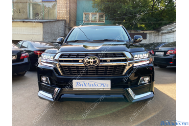 Рестайлинг Land Cruiser 200 из 2012 в 2021 TRD (фары Lexus)
