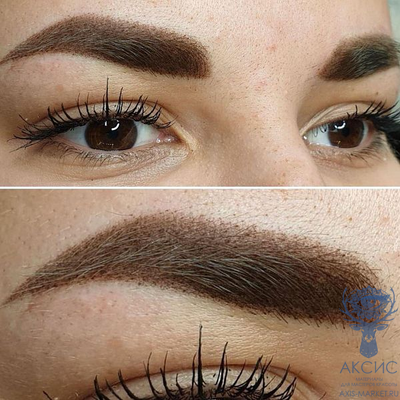 Пигмент для бровей Dark brown (Брюнет), 6 мл, AS-Company by Alina Shakhova