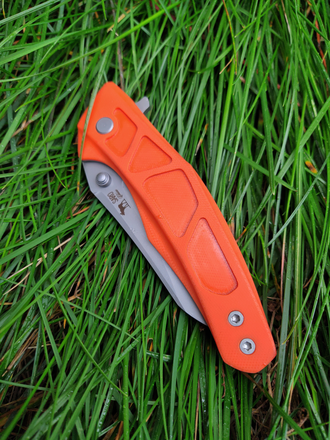 Складной нож Багира Folds (сталь AUS-10, оранжевый G10)