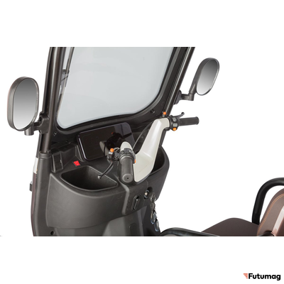 Электротрицикл Rutrike Gelbert Sarin 48V/60V 1000Вт серо-белый