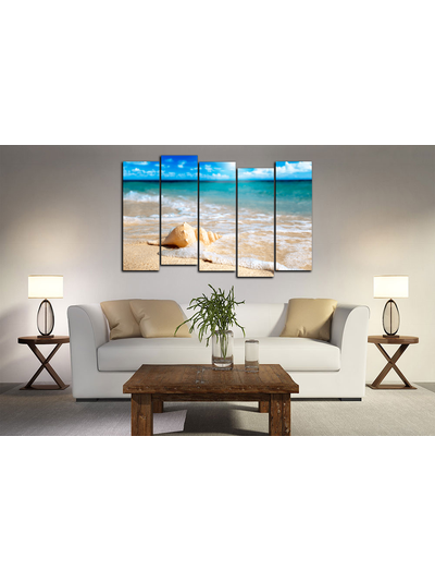 Модульная картина "Теплые волны"