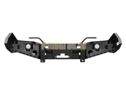 Передний силовой бампер серии Трофи на Nissan Navara III (D40 STX) 2010-2015 (02.047.03)