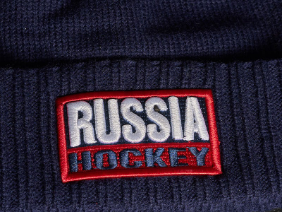 Шапка РОССИЯ синяя 11394