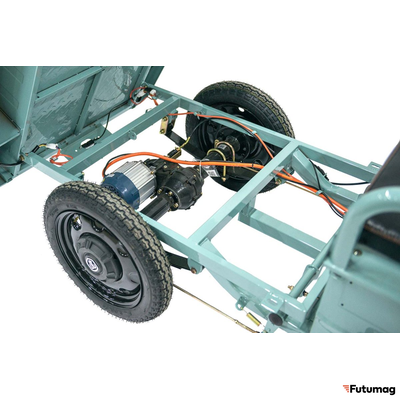 Грузовой электротрицикл Rutrike Амулет 1100 72V1000W бирюзовый